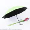 Black rubber sunshade umbrella, candy-colored fresh and light sun umbrella, small floral folding umbrella, women's UV protection dual-purpose umbrella trend Specification image